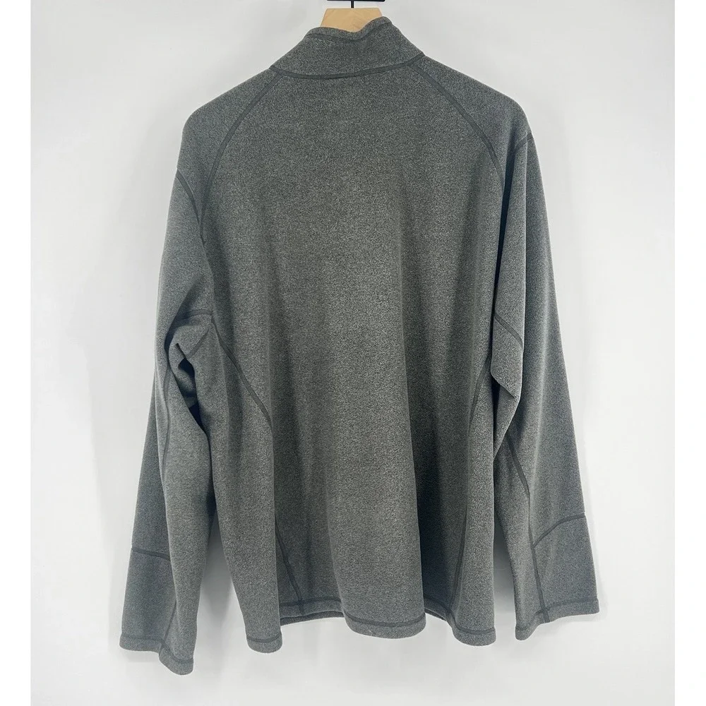The North Face Mens XL‎ Polartec Classic Fleece 1/4 Zip Pullover Gray Jacket.